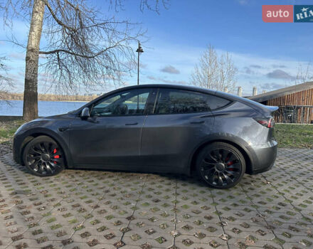 Серый Тесла Model Y, объемом двигателя 0 л и пробегом 53 тыс. км за 31500 $, фото 14 на Automoto.ua