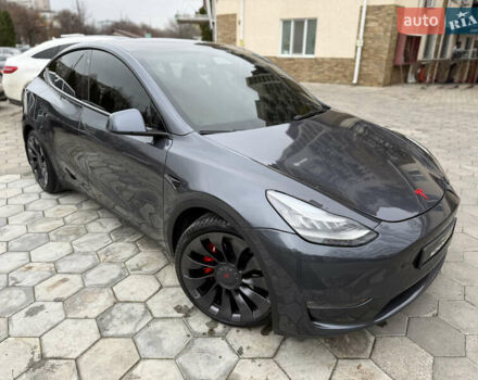 Серый Тесла Model Y, объемом двигателя 0 л и пробегом 53 тыс. км за 28000 $, фото 12 на Automoto.ua