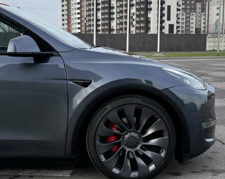 Серый Тесла Model Y, объемом двигателя 0 л и пробегом 26 тыс. км за 28900 $, фото 14 на Automoto.ua