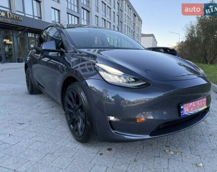Серый Тесла Model Y, объемом двигателя 0 л и пробегом 38 тыс. км за 24999 $, фото 11 на Automoto.ua
