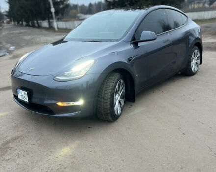 Серый Тесла Model Y, объемом двигателя 0 л и пробегом 48 тыс. км за 29000 $, фото 5 на Automoto.ua
