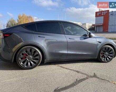Тесла Model Y 2022 в Харькове на Automoto.ua Серый Тесла Model Y, объемом двигателя 0 л и пробегом 45 тыс. км за 28300 $, фото 9 на Automoto.ua