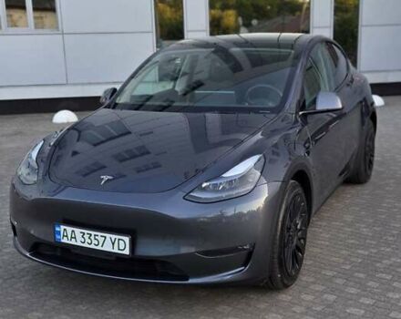Серый Тесла Model Y, объемом двигателя 0 л и пробегом 77 тыс. км за 25499 $, фото 1 на Automoto.ua