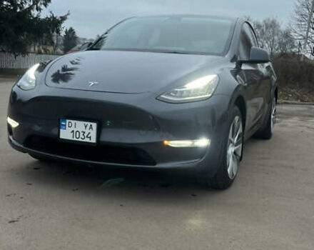 Серый Тесла Model Y, объемом двигателя 0 л и пробегом 48 тыс. км за 29000 $, фото 9 на Automoto.ua