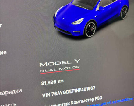 Серый Тесла Model Y, объемом двигателя 0 л и пробегом 82 тыс. км за 26500 $, фото 18 на Automoto.ua