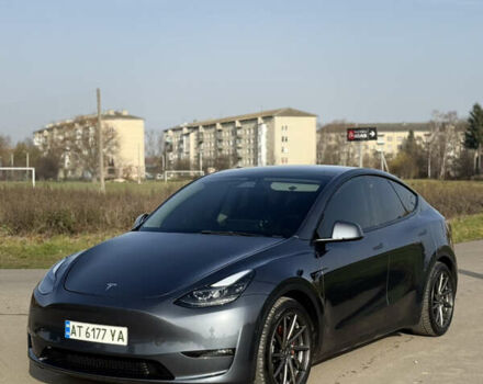 Серый Тесла Model Y, объемом двигателя 0 л и пробегом 84 тыс. км за 22999 $, фото 5 на Automoto.ua