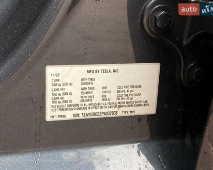 Серый Тесла Model Y, объемом двигателя 0 л и пробегом 61 тыс. км за 30999 $, фото 23 на Automoto.ua