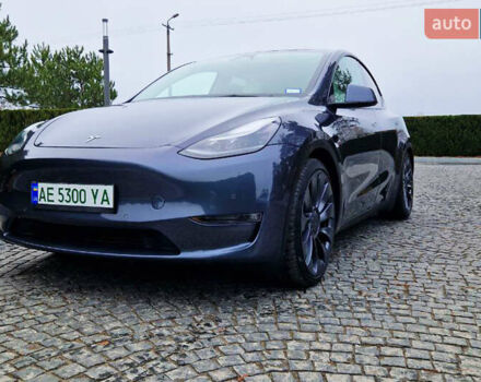 Тесла Model Y 2022 у Дніпро (Дніпропетровську) на Automoto.ua Сірий Тесла Model Y, об'ємом двигуна 0 л та пробігом 38 тис. км за 35000 $, фото 1 на Automoto.ua