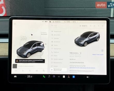 Серый Тесла Model Y, объемом двигателя 0 л и пробегом 61 тыс. км за 30999 $, фото 19 на Automoto.ua