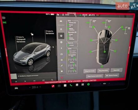 Серый Тесла Model Y, объемом двигателя 0 л и пробегом 27 тыс. км за 25900 $, фото 24 на Automoto.ua