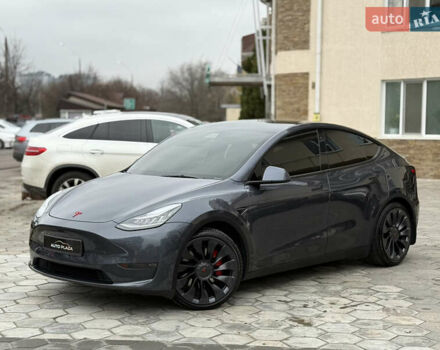 Серый Тесла Model Y, объемом двигателя 0 л и пробегом 53 тыс. км за 28000 $, фото 9 на Automoto.ua