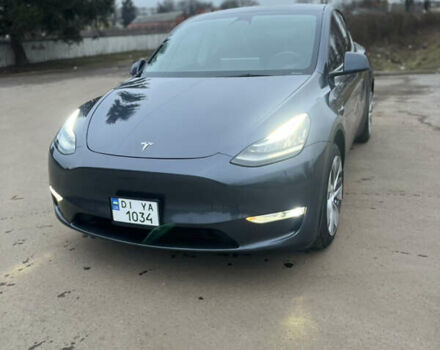 Серый Тесла Model Y, объемом двигателя 0 л и пробегом 48 тыс. км за 29000 $, фото 2 на Automoto.ua