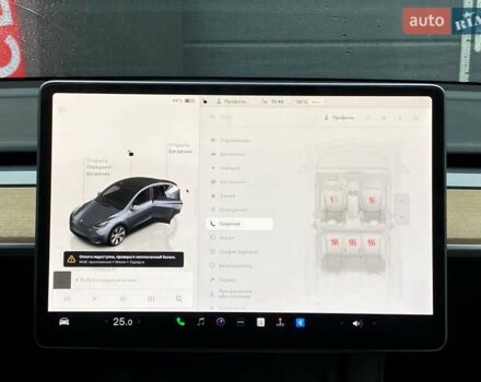 Серый Тесла Model Y, объемом двигателя 0 л и пробегом 61 тыс. км за 30999 $, фото 18 на Automoto.ua