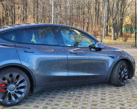Серый Тесла Model Y, объемом двигателя 0 л и пробегом 53 тыс. км за 31500 $, фото 12 на Automoto.ua