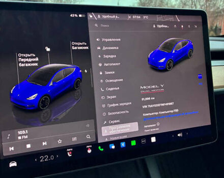 Серый Тесла Model Y, объемом двигателя 0 л и пробегом 82 тыс. км за 26500 $, фото 16 на Automoto.ua