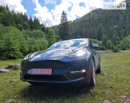 Серый Тесла Model Y, объемом двигателя 0 л и пробегом 13 тыс. км за 29999 $, фото 4 на Automoto.ua