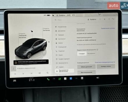 Серый Тесла Model Y, объемом двигателя 0 л и пробегом 34 тыс. км за 31999 $, фото 23 на Automoto.ua