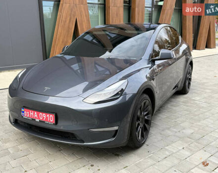Тесла Model Y 2022 у Луцьку на Automoto.ua Сірий Тесла Model Y, об'ємом двигуна 0 л та пробігом 215 тис. км за 20900 $, фото 1 на Automoto.ua