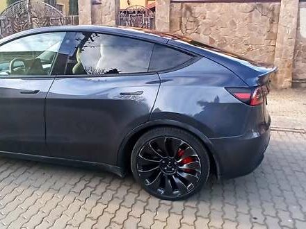 Серый Тесла Model Y, объемом двигателя 0 л и пробегом 35 тыс. км за 29950 $, фото 10 на Automoto.ua