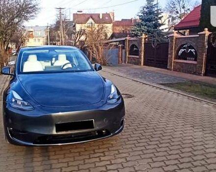 Серый Тесла Model Y, объемом двигателя 0 л и пробегом 35 тыс. км за 29950 $, фото 1 на Automoto.ua