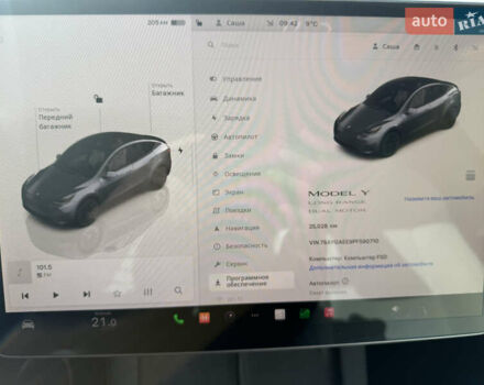 Серый Тесла Model Y, объемом двигателя 0 л и пробегом 26 тыс. км за 23200 $, фото 13 на Automoto.ua