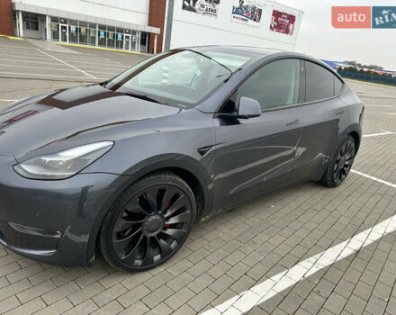 Серый Тесла Model Y, объемом двигателя 0 л и пробегом 58 тыс. км за 28500 $, фото 10 на Automoto.ua