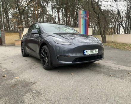 Серый Тесла Model Y, объемом двигателя 0 л и пробегом 10 тыс. км за 55000 $, фото 30 на Automoto.ua