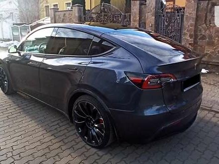 Серый Тесла Model Y, объемом двигателя 0 л и пробегом 35 тыс. км за 29950 $, фото 29 на Automoto.ua