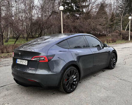 Серый Тесла Model Y, объемом двигателя 0 л и пробегом 82 тыс. км за 26500 $, фото 6 на Automoto.ua