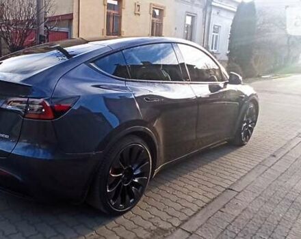 Серый Тесла Model Y, объемом двигателя 0 л и пробегом 35 тыс. км за 29950 $, фото 5 на Automoto.ua