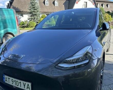 Серый Тесла Model Y, объемом двигателя 0 л и пробегом 60 тыс. км за 28999 $, фото 22 на Automoto.ua