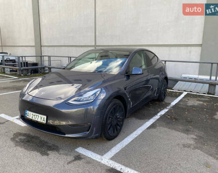 Серый Тесла Model Y, объемом двигателя 0 л и пробегом 57 тыс. км за 43000 $, фото 3 на Automoto.ua