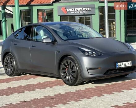 Сірий Тесла Model Y, об'ємом двигуна 0 л та пробігом 25 тис. км за 33000 $, фото 8 на Automoto.ua