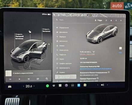 Серый Тесла Model Y, объемом двигателя 0 л и пробегом 32 тыс. км за 29500 $, фото 13 на Automoto.ua
