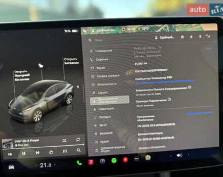 Серый Тесла Model Y, объемом двигателя 0 л и пробегом 41 тыс. км за 29800 $, фото 16 на Automoto.ua
