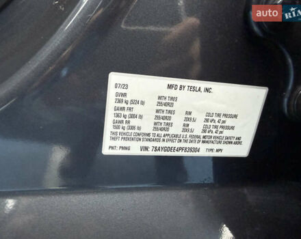 Сірий Тесла Model Y, об'ємом двигуна 0 л та пробігом 73 тис. км за 30000 $, фото 25 на Automoto.ua