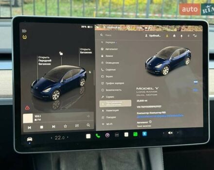 Сірий Тесла Model Y, об'ємом двигуна 0 л та пробігом 25 тис. км за 26900 $, фото 31 на Automoto.ua