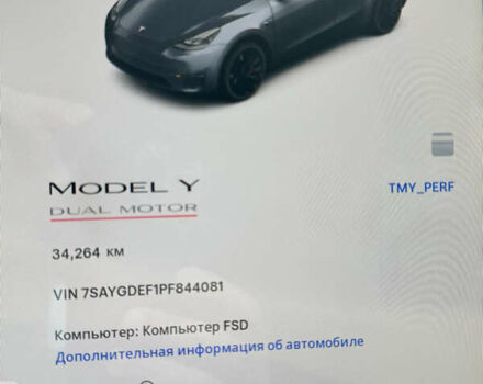 Серый Тесла Model Y, объемом двигателя 0 л и пробегом 36 тыс. км за 30300 $, фото 31 на Automoto.ua