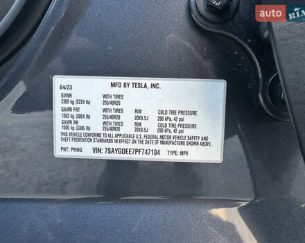 Серый Тесла Model Y, объемом двигателя 0 л и пробегом 55 тыс. км за 30800 $, фото 10 на Automoto.ua