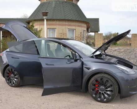 Сірий Тесла Model Y, об'ємом двигуна 0 л та пробігом 4 тис. км за 42700 $, фото 26 на Automoto.ua