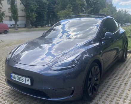 Серый Тесла Model Y, объемом двигателя 0 л и пробегом 35 тыс. км за 35000 $, фото 1 на Automoto.ua