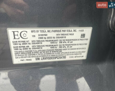 Серый Тесла Model Y, объемом двигателя 0 л и пробегом 41 тыс. км за 27300 $, фото 23 на Automoto.ua