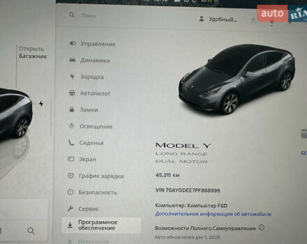 Сірий Тесла Model Y, об'ємом двигуна 0 л та пробігом 45 тис. км за 29500 $, фото 11 на Automoto.ua