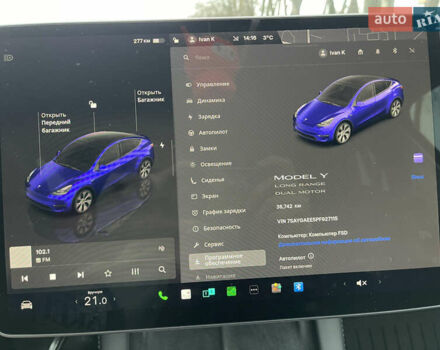 Серый Тесла Model Y, объемом двигателя 0 л и пробегом 35 тыс. км за 29200 $, фото 41 на Automoto.ua