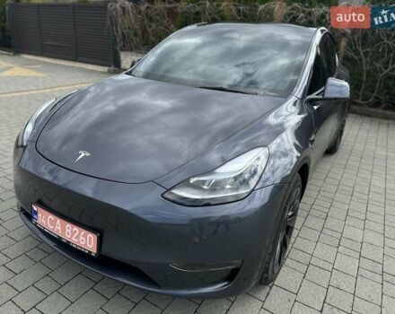 Серый Тесла Model Y, объемом двигателя 0 л и пробегом 9 тыс. км за 28950 $, фото 5 на Automoto.ua
