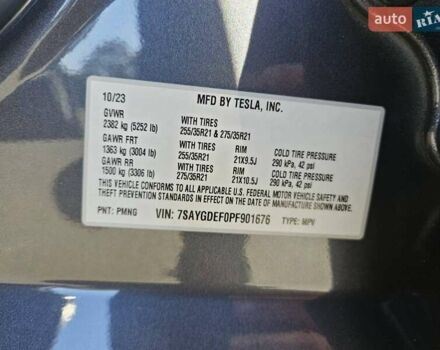 Серый Тесла Model Y, объемом двигателя 0 л и пробегом 29 тыс. км за 27900 $, фото 35 на Automoto.ua