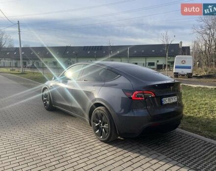 Серый Тесла Model Y, объемом двигателя 0 л и пробегом 42 тыс. км за 25990 $, фото 2 на Automoto.ua
