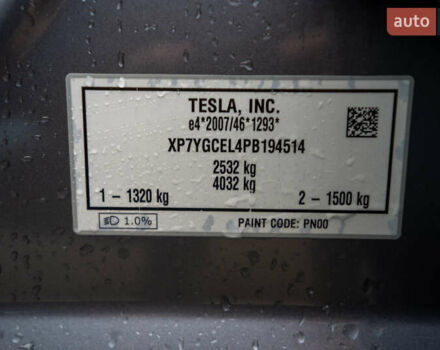 Серый Тесла Model Y, объемом двигателя 0 л и пробегом 61 тыс. км за 32500 $, фото 7 на Automoto.ua