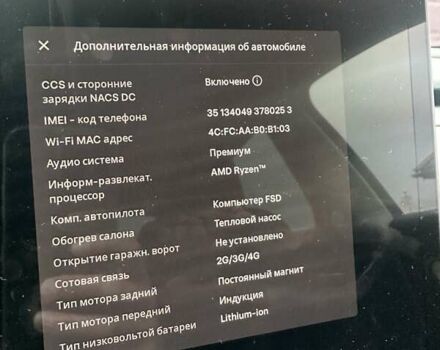 Серый Тесла Model Y, объемом двигателя 0 л и пробегом 9 тыс. км за 28950 $, фото 32 на Automoto.ua