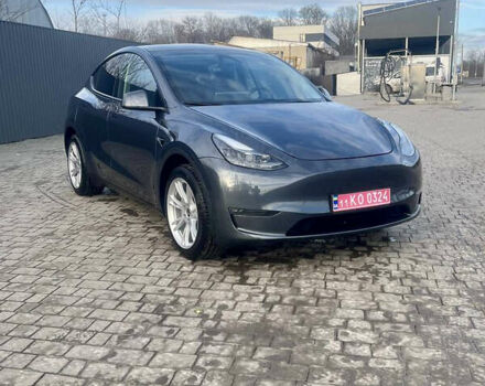Серый Тесла Model Y, объемом двигателя 0 л и пробегом 20 тыс. км за 25500 $, фото 13 на Automoto.ua